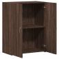 Preview: Aktenschrank Braun Eichen-Optik 60x32x77,5 cm Holzwerkstoff