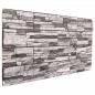 Preview: 3D-Wandpaneele 10 Stk. Hellgrau 100x50 cm EPS