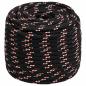Preview: Bootsseil Schwarz 16 mm 100 m Polypropylen