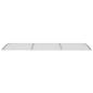 Preview: Türvordach Grau 300x100 cm Polycarbonat