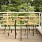 Preview: ARDEBO.de - 3-tlg. Garten-Essgruppe Poly Rattan