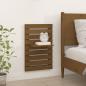 Preview: Wand-Nachttische 2 Stk. Honigbraun Massivholz Kiefer