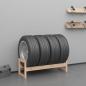 Preview: ARDEBO.de - Reifenregal 120x40x40 cm Massivholz Kiefer