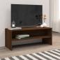 Preview: ARDEBO.de - TV-Schrank Braun Eichen-Optik 100x40x40 cm Holzwerkstoff