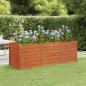 Preview: ARDEBO.de - Hochbeet Rostig 240x80x77 cm Cortenstahl