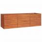 Preview: Hochbeet Rostig 240x80x77 cm Cortenstahl
