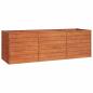 Preview: Hochbeet Rostig 240x80x77 cm Cortenstahl