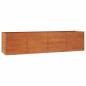 Preview: Hochbeet Rostig 320x80x77 cm Cortenstahl