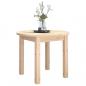 Preview: Couchtisch Ø 55x45 cm Massivholz Kiefer