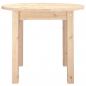 Preview: Couchtisch Ø 55x45 cm Massivholz Kiefer
