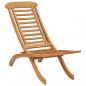 Preview: ARDEBO.de - Gartenstuhl Klappbar 50x90x69 cm Massivholz Teak