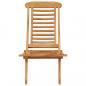 Preview: Gartenstuhl Klappbar 50x90x69 cm Massivholz Teak