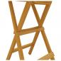 Preview: 3-tlg. Bar-Set Klappbar Massivholz Teak