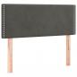 Preview: Boxspringbett mit Matratze Dunkelgrau 90x190 cm Samt