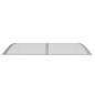 Preview: Türvordach Grau 150x100 cm Polycarbonat