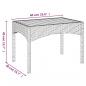 Preview: Garten-Relaxstühle 2 Stk. mit Tisch Schwarz Poly Rattan
