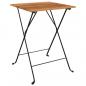 Preview: 3-tlg. Bistro-Set Klappbar Massivholz Teak und Stahl