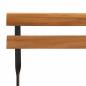 Preview: 3-tlg. Bistro-Set Klappbar Massivholz Teak und Stahl