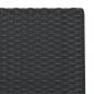 Preview: 3-tlg. Bistro-Set Klappbar Schwarz Poly Rattan
