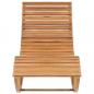 Preview: Schaukelliege mit Auflage Massivholz Teak