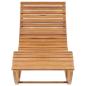 Preview: Schaukelliege mit Auflage Massivholz Teak