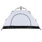 Preview: Campingzelt 2 Personen Weiß Verdunkelungsstoff Quick Release
