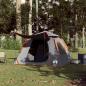 Preview: Kuppel-Campingzelt 4 Personen Grau und Orange Quick Release