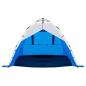 Preview: Strandzelt 3 Personen Azurblau Quick Release Wasserdicht