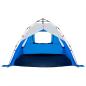 Preview: Strandzelt 3 Personen Azurblau Quick Release Wasserdicht