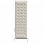 Preview: Sonnenliegen-Auflage Creme 160x50x10 cm Wildleder-Optik