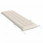 Preview: Sonnenliegen-Auflage Creme 160x50x10 cm Wildleder-Optik
