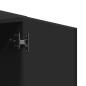 Preview: Aktenschrank Schwarz 60x32x77,5 cm Holzwerkstoff