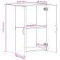 Preview: Aktenschrank Schwarz 60x32x77,5 cm Holzwerkstoff