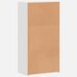 Preview: Aktenschrank Weiß 60x32x115 cm Holzwerkstoff