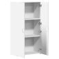 Preview: Aktenschrank Weiß 60x32x115 cm Holzwerkstoff