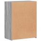Preview: Aktenschrank Grau Sonoma 60x32x77,5 cm Holzwerkstoff