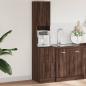 Preview: ARDEBO.de - Küchenschrank Braun Eichen-Optik 35x50x180 cm Holzwerkstoff
