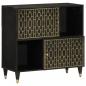 Preview: ARDEBO.de - Beistellschrank 80x33x75 cm Massivholz Mango