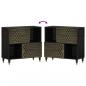 Preview: Beistellschrank 80x33x75 cm Massivholz Mango