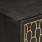 Preview: Beistellschrank 80x33x75 cm Massivholz Mango