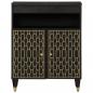 Preview: Beistellschrank 60x33x75 cm Massivholz Mango