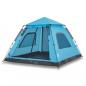 Preview: Kuppel-Campingzelt 5 Personen Blau Quick Release
