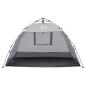 Preview: Strandzelt 2 Personen Grau Quick Release Wasserdicht