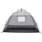 Preview: Strandzelt 2 Personen Grau Quick Release Wasserdicht