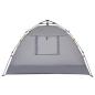 Preview: Strandzelt 2 Personen Grau Quick Release Wasserdicht