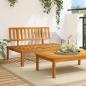 Preview: ARDEBO.de - Garten-Mittelsofa aus Paletten Massivholz Akazie