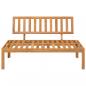 Preview: Garten-Mittelsofa aus Paletten Massivholz Akazie