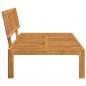 Preview: Garten-Mittelsofa aus Paletten Massivholz Akazie