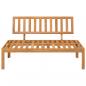 Preview: Garten-Mittelsofa aus Paletten Massivholz Akazie