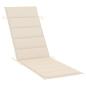 Preview: Schaukelliege mit Auflage Massivholz Teak